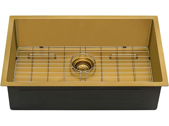  Ruvati 27-inch Undermount Satin Brass Ma