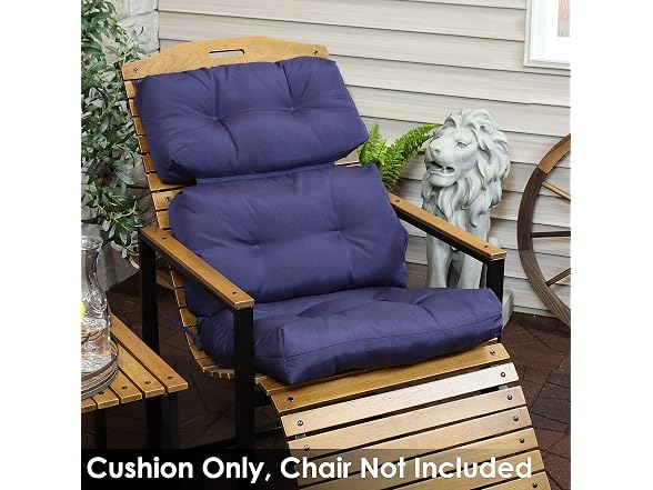 Sunnydaze Decor ZET-041 High Back Cushion Blue - Gallery 7