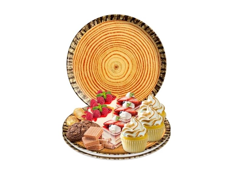 AKAIXI BC075525050470 Wood Grain Serving Tray