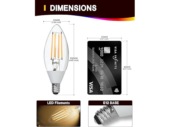 UNILAMP W0860 Dusk to Dawn Light Bulbs