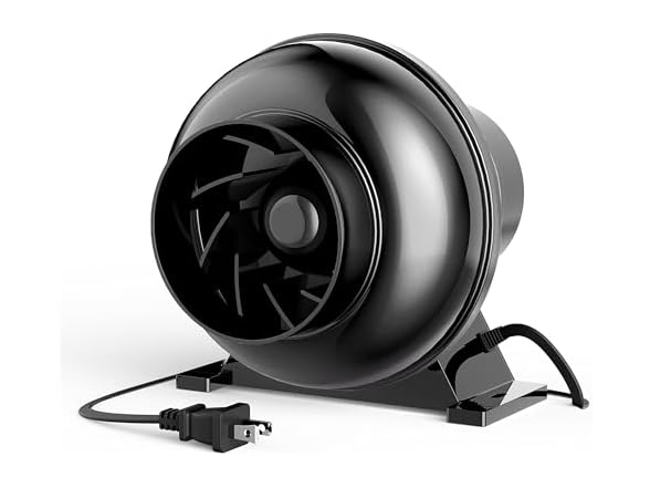HealSmart 4 Inch Inline Duct Fan, 195 CFM