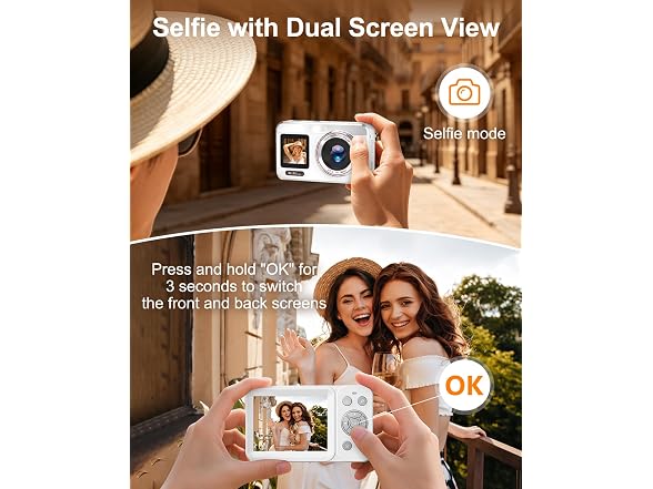 Hoorola 5K 80MP Digital Camera