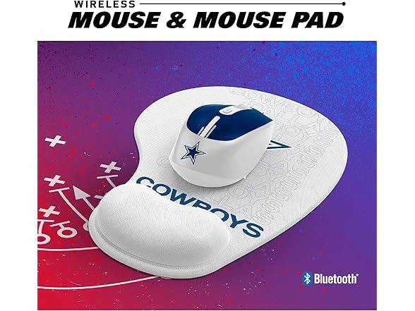 NEW YORK GIANTS Wireless Mouse and Mouse Pad