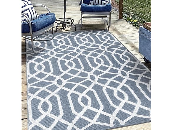 wikiwiki Outdoor Rug, 6x9ft