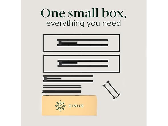 Zinus Lorelei 14" King Metal Platform Bed Frame