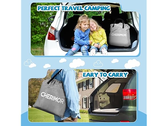 CHERIMOR Inflatable Toddler Travel Bed