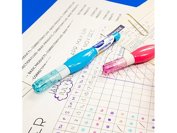 BAZIC Metal Tip Mini Correction Pen, 3ml (Pack of 3)