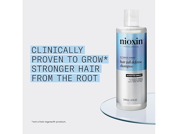 (2 Pack) Nioxin Ultimate Power Hair Fall Defense Shampoo, 8.1 oz