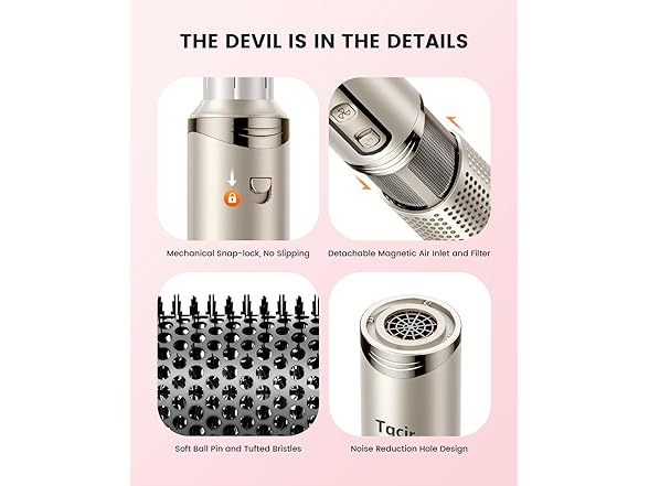 Tqcir 5-in-1 Hair Dryer Brush