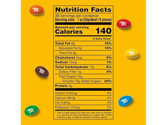 M&M'S Peanut Milk Chocolate Candy