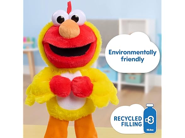 Sesame Street Chicken Dance Elmo Feature 13 Inch Plush