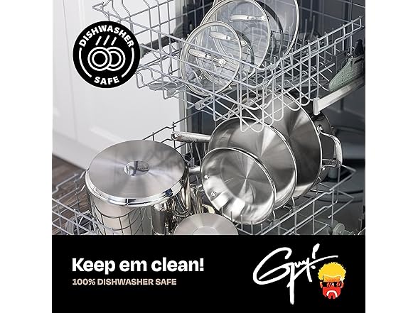 Guy Fieri's Flavortown 5 Qt. Stainless Steel Sautepan