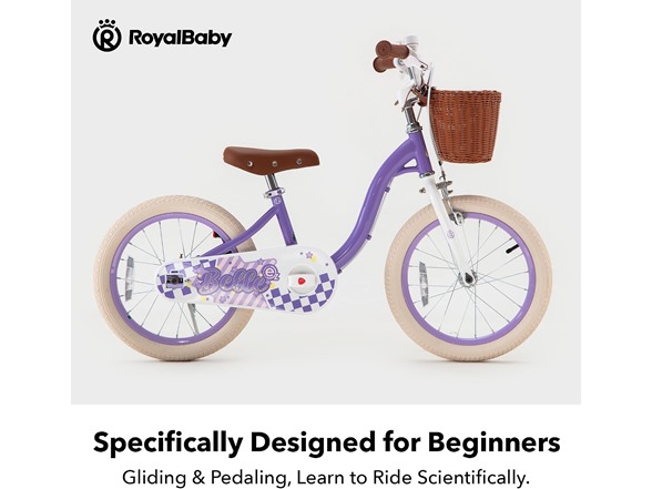 RoyalBaby Girls Belle EZ Kids Bike, 16"