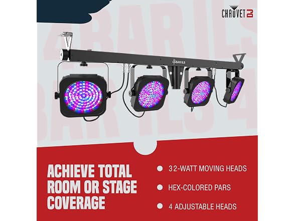 CHAUVET DJ 4 Bar LED Wash Light System