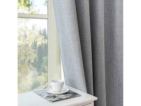 100% Blackout Curtains 2 Panels Set