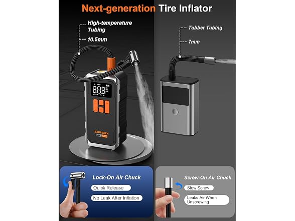 AsperX 160PSI Tire Inflator