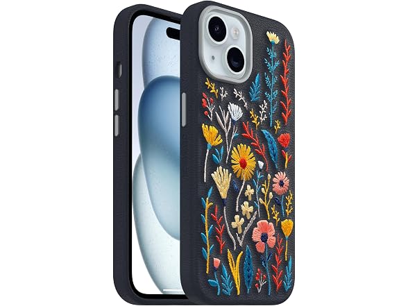 OtterBox iPhone 15 Symmetry Series Cactus Leather
