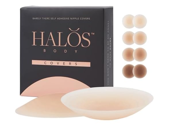 Halos Body Silicone Nipple Covers Honey, A-C Cup