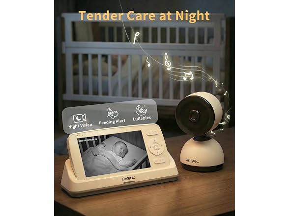 ALIOBC Baby Monitor W/ Camera and Audio
