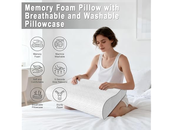 Phent zari Memory Foam Cervical Pillow