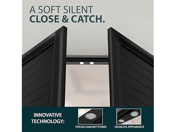 Mega Handles Concealed Magnetic Door