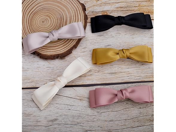 5 PCS Hair Bows Cute Hair Clips for Women