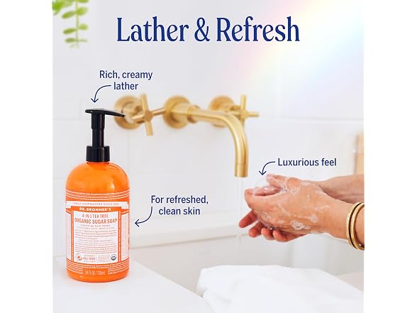 Dr Bronners Organic Sugar Soap 12oz