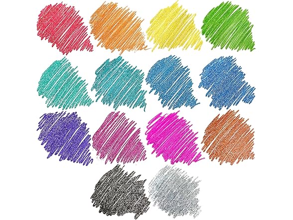 ARTEZA Glitter Gel Pens, Set of 14
