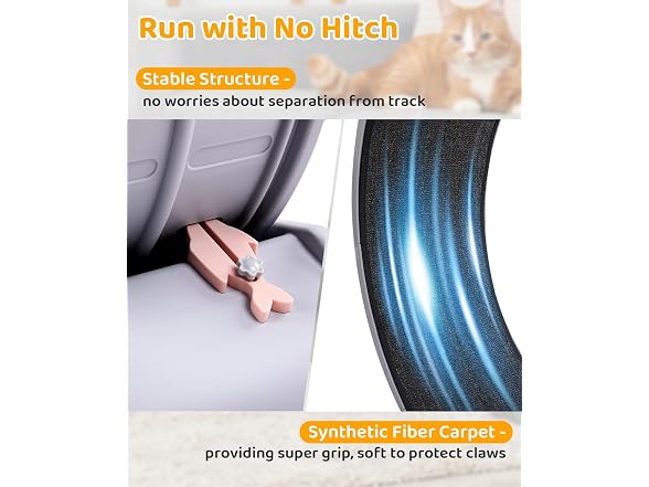 Outvita Cat Wheel, PP Plastic Cat Exercise Wh