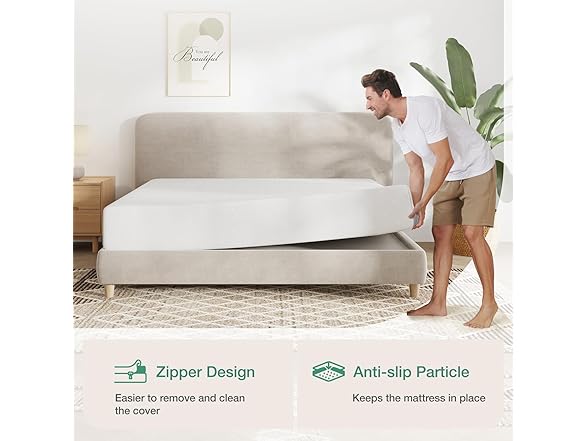 Novilla Queen Size Mattress, 10 Inch Memory Foam