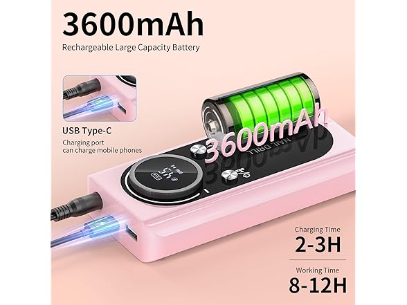 Wiyuam Electric Nail Drill Machine