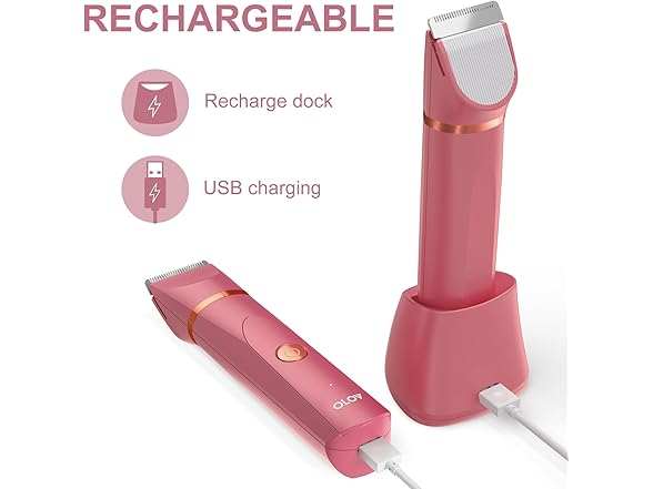 OLOV Body Hair Trimmer - Wet/Dry Rechargeable