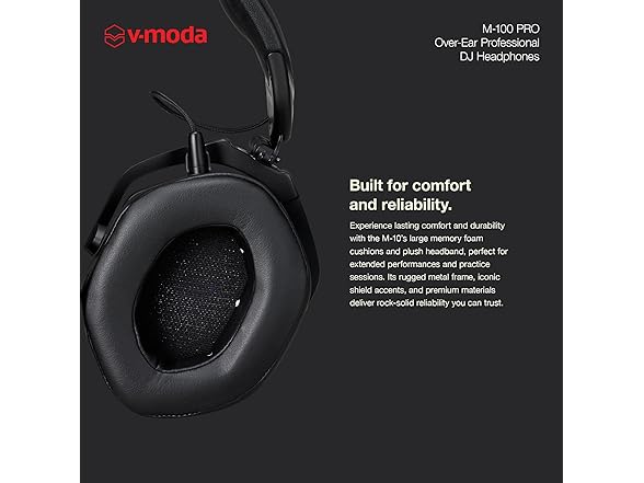V-MODA DJ, Black, 210mm(W) x 140mm(D)