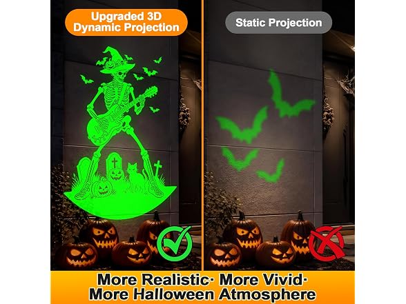 Nagudenfo 12-in-1 Halloween Projector