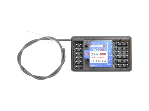 RC Gyro Receiver with Linkage LED Simulation System