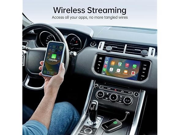 CarPlay Adapter for iPhone - Converts Wired to Wireless CarPlay