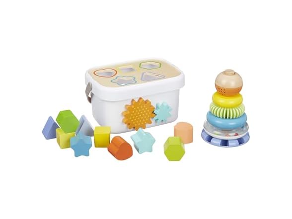 Amazon Basics Wooden Shape Sorter