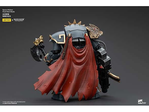 Space Wolves Hvarl Red-Blade Figure