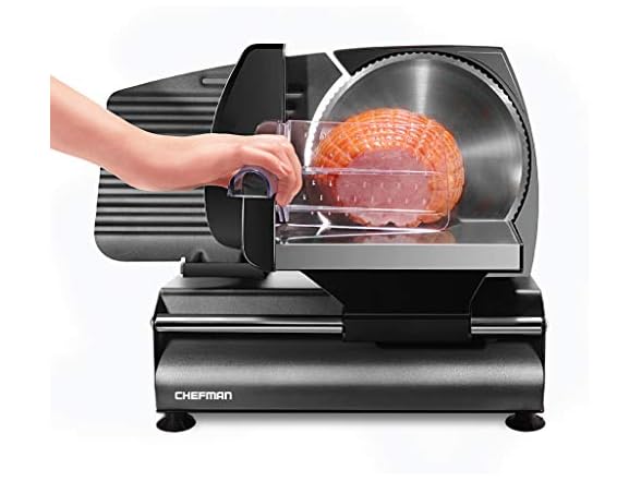 Chefman Electric Deli Slicer W Adjustable Slices