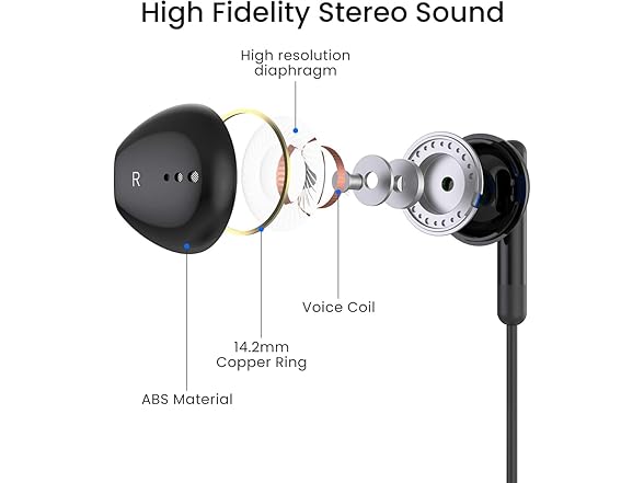 UMEIZXIN Wired Earbuds with Microphone