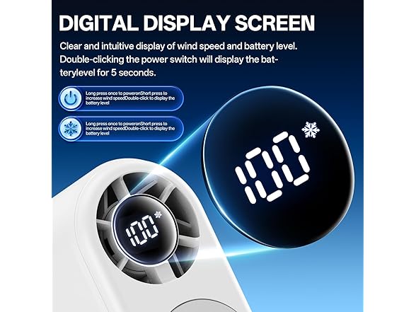 Aonesor High-Speed Handheld Fan