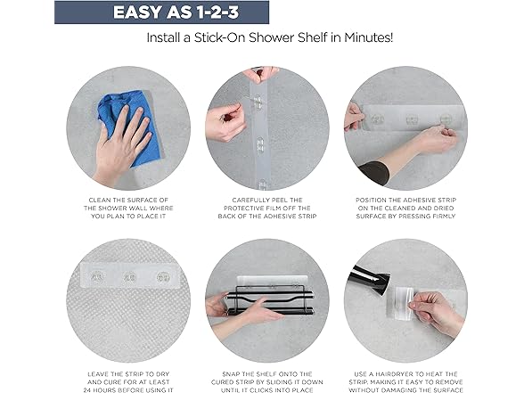 (2 Count) Homeify Bathroom Shower Organizer Set