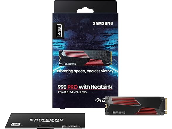 (NEW) Samsung 990 PRO SSD 4TB PCIe 4.0 M.2 2280