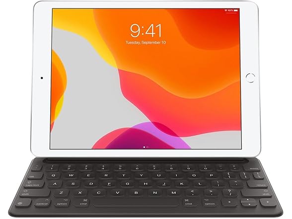 Apple Smart Keyboard: iPad Keyboard and case for iPad Pro 10.5-inch, iPad Air (3rd Generation), and iPad (7th, 8th, and 9th Generation), Comfortable Typing Experience, US English - Black (Open Box)
