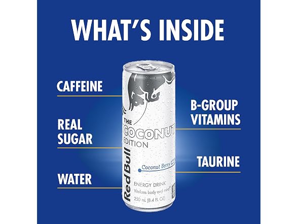 Red Bull Energy Drink, Coconut Berry, 8.