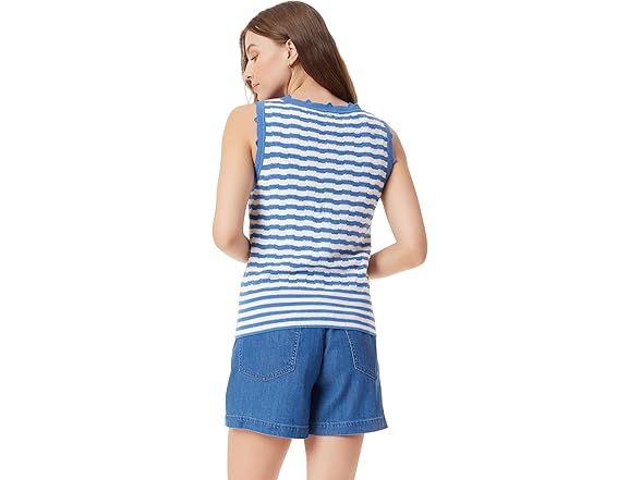 Sam Edelman Mariyah Scallop Tank Top