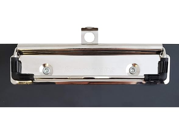 Saunders Black Plastic Clipboard with Low Profile Clip