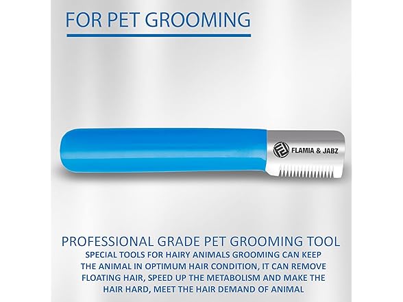 FLAMIA & JABZ Stripping Knife for Dogs