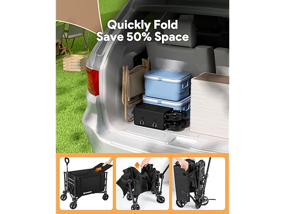 Raynesys 3 in 1 Collapsible Wagon