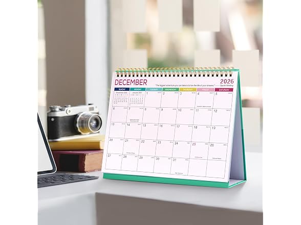 Lemome Home 2026-2027 Desk Calendar